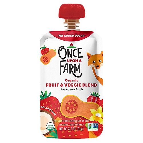 For ages 9+ months. Strawberries and coconutes blend to creamy, dreamy yumminess