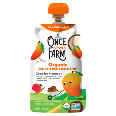Once Upon a Farm Organic Dairy-Free Smoothie, 4 oz