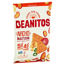 Beanitos Nacho Nation White Bean Chips, 4.5 oz