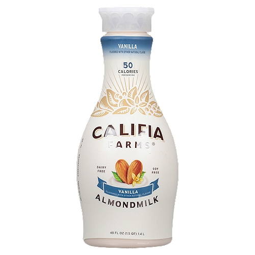 We took our original, artisanally blended Almondmilk and added the perfect touch of vanilla and a dash of sweetness; at only 50 calories per serving there’s nothing ordinary about this vanilla.