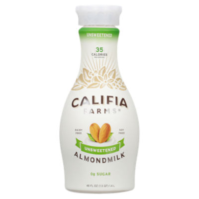 Califia Farms Unsweetened Almond Milk 48 Fluid Ounces