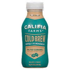 Califia Farms Salted Caramel Cold Brew Coffee with Almondmilk, 10.5 fl oz