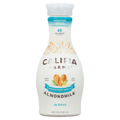 Califia Farms Unsweetened Vanilla Almond Milk 48 Fluid Ounces