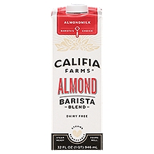 Califia Farms Dairy Free Almond Barista Blend, Almondmilk, 32 Fluid ounce