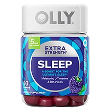 Olly Sleep Extra Strength Blackberry Zen Dietary Supplement, 50 count
