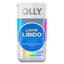 Olly Lovin' Libido Ashwagandha, Damiana & Maca Dietary Supplement, 40 count
