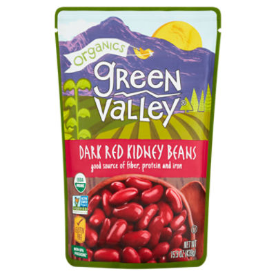 Green Valley Organics Dark Red Kidney Beans, 15.5 oz