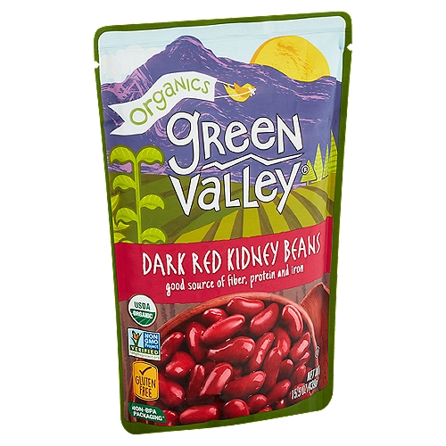 Green Valley Organics Dark Red Kidney Beans, 15.5 oz