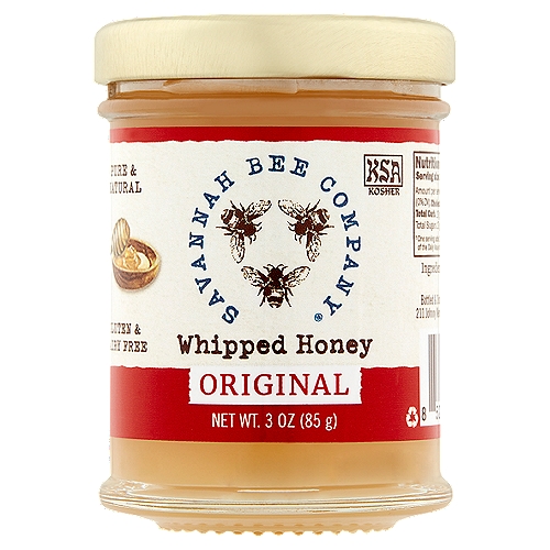 Savannah Bee Company Original Whipped Honey, 3 oz