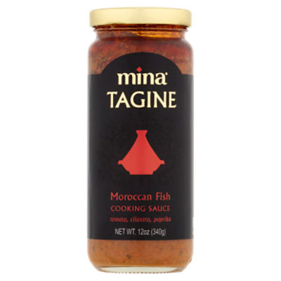 Mina Tagine Moroccan Fish Cooking Sauce, 12 oz