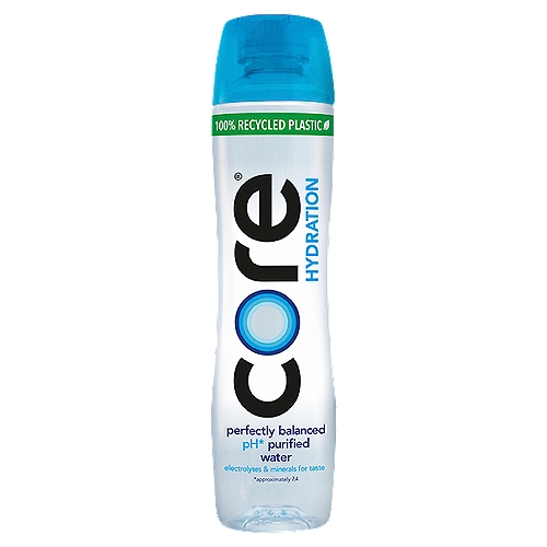 Core Hydration Purified Water, 30.4 fl oz
One 30.4 fluid ounce bottle