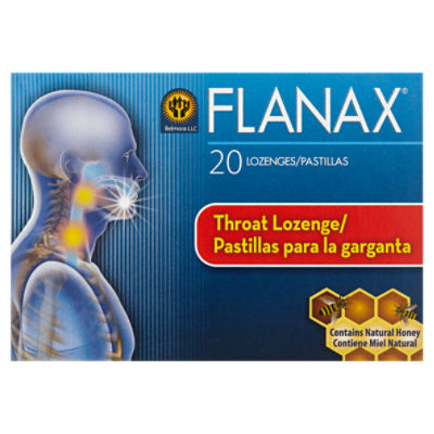 Belmora LLC Flanax Throat Lozenges, 20 count