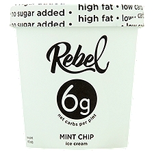 Rebel Mint Chip Ice Cream, one pint