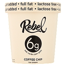 Rebel Coffee Chip Ice Cream, one pint