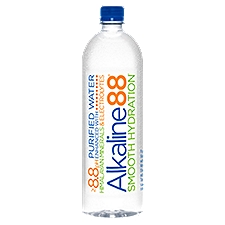 Alkaline88 Smooth Hydration Purified Water, 1 qt