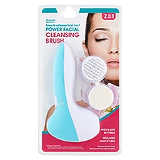 Jacent Cleansing Brush, 2 in 1 Power Facial, 1 Each