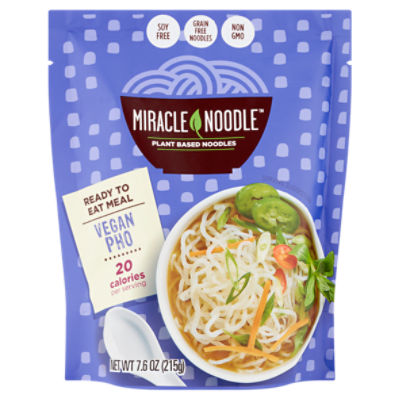 Miracle Noodle Vegan Pho Plant Based Noodles, 7.6 oz