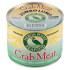 Heron Point Seafood Jumbo Lumb Crab Meat, 16 oz