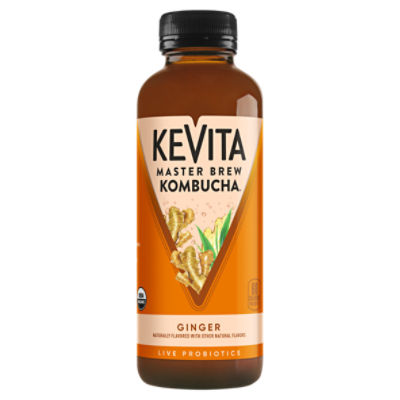 Kevita Master Brew Kombucha Ginger 15.2 Fl Oz, 15.2 Fluid ounce