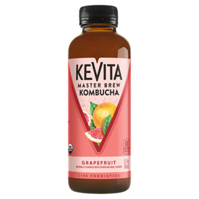 KeVita Master Brew Grapefruit Kombucha, 15.2 fl oz 