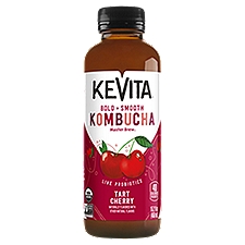 KeVita Tart Cherry, Master Brew Kombucha, 15.2 Fluid ounce