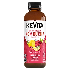 KeVita Master Brew Raspberry Lemon Kombucha, 15.2 fl oz, 15.2 Fluid ounce