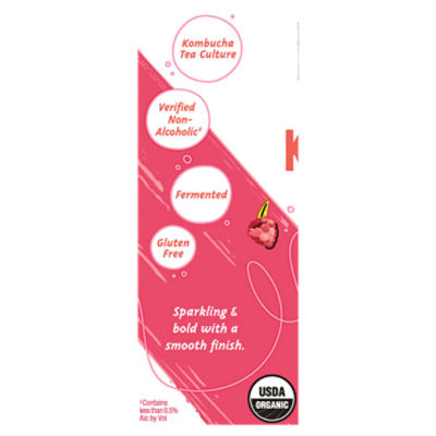 KeVita Master Brew Raspberry Lemon Kombucha, 15.2 fl oz