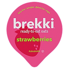 Brekki Strawberries Overnight Oats with Ancient Grains, 5.3 oz