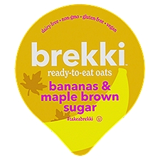 Brekki Bananas & Maple Brown Sugar Overnight Oats with Ancient Grains, 5.3 oz