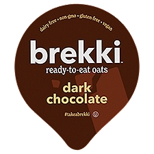 Brekki Dark Chocolate with Almond and Ancient Grains Ready-to-Eat Oats, 5.3 oz