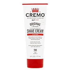 Cremo Astonishingly Superior Classic Concentrated Shave Cream, 6 fl oz, 6 Ounce