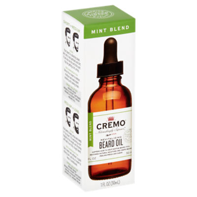 Cremo Astonishingly Superior Mint Blend Revitalizing Beard Oil, 1 fl oz