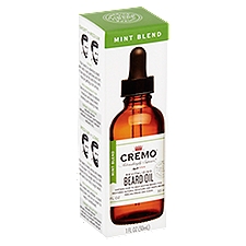 Cremo Beard Oil Mint Blend Revitalizing, 1 Fluid ounce