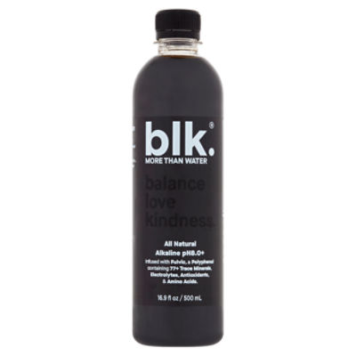 Just what is blk water, and should you drink it?