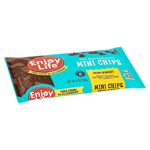 Premium chocolate derived from sustainably harvested cocoa beans. Verified Non-GMO, Allergy-Friendly, Certified Gluten-Free, Paleo Friendly, Vegan, Kosher, Halal. Free from 14 allergens.