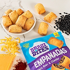 Brazi Bites Black Bean & Cheddar Empanadas, 1 oz, 10 count