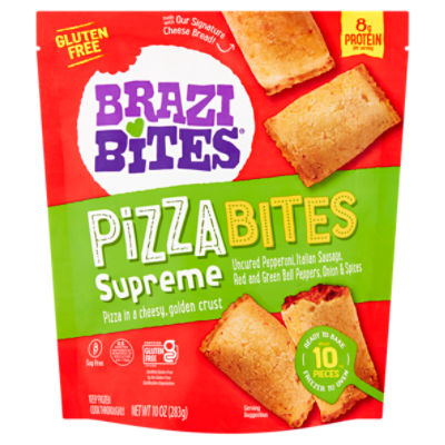 Brazi Bites Supreme Pizza Bites, 10 oz