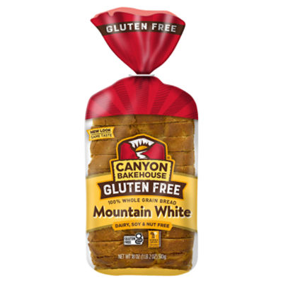 Canyon Bakehouse Gluten Free Mountain White 100% Whole Grain Bread, 18 oz