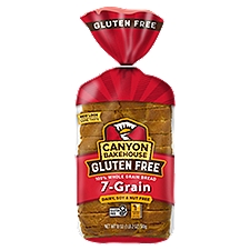 Canyon Bakehouse Gluten Free 7-Grain 100% Whole Grain Bread, 18 oz