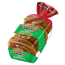 Canyon Bakehouse Gluten Free Everything 100% Whole Grain Bagels, 4 count, 14 oz
