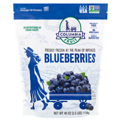 Columbia Fruit Blueberries, 40 oz