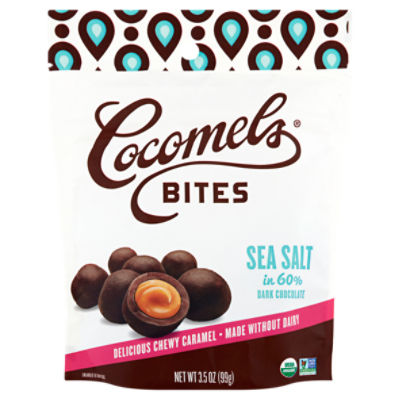 Cocomels Sea Salt in 60% Dark Chocolate Bites, 3.5 oz