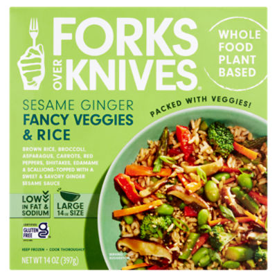 Forks Over Knives Sesame Ginger Fancy Veggies & Rice, 14 oz