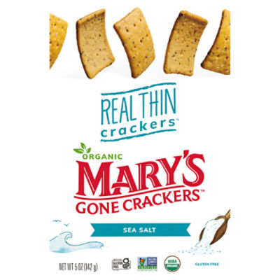 Mary's Gone Crackers Organic Sea Salt Real Thin Crackers, 5 oz ShopRite