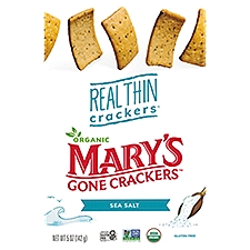 Mary's Gone Crackers Organic Sea Salt Real Thin Crackers, 5 oz