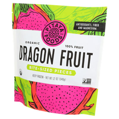 Pitaya Foods Organic Dragon Fruit Bite-Sized Pieces, 12 oz
