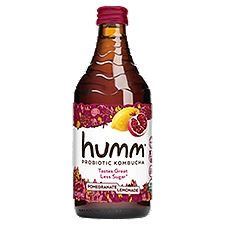 Humm Pomegranate Lemonade Probiotic Kombucha, 14 fl oz