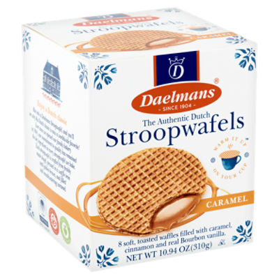 Daelmans The Authentic Dutch Caramel Stroopwafels, 8 count, 10.94 oz