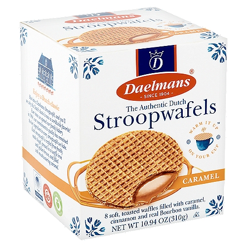 Daelmans The Authentic Dutch Caramel Stroopwafels, 8 count, 10.94 oz