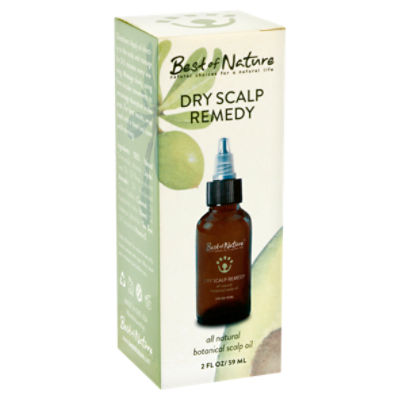 Best of Nature Dry Scalp Remedy All Natural Botanical Scalp Oil, 2 fl oz